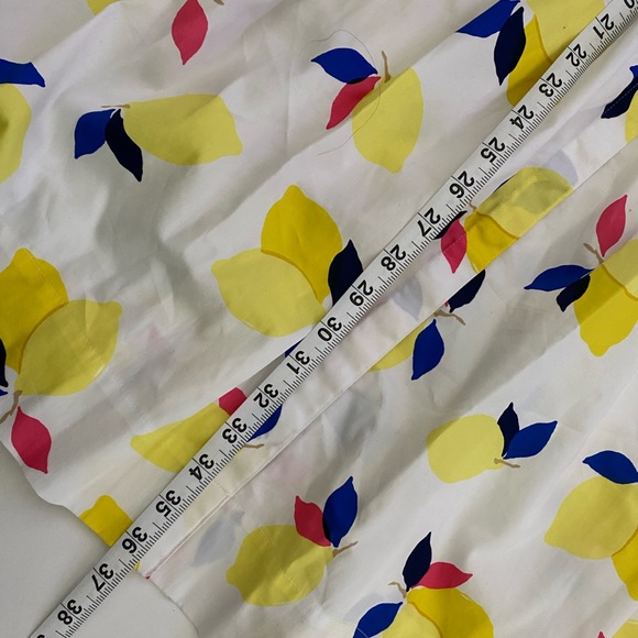 ♠️ Kate Spade ♠️ EUC Lemon Zest Sleeveless Dress Tuxedo Front Size S - Picture 9 of 10